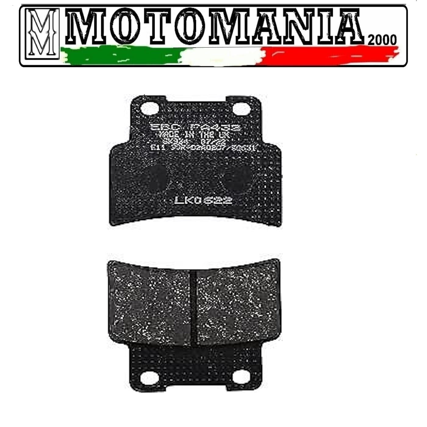 R1243200 PASTIGLIE FRENO APRILIA RS125 SL750 MANA 850 YAMAHA  *