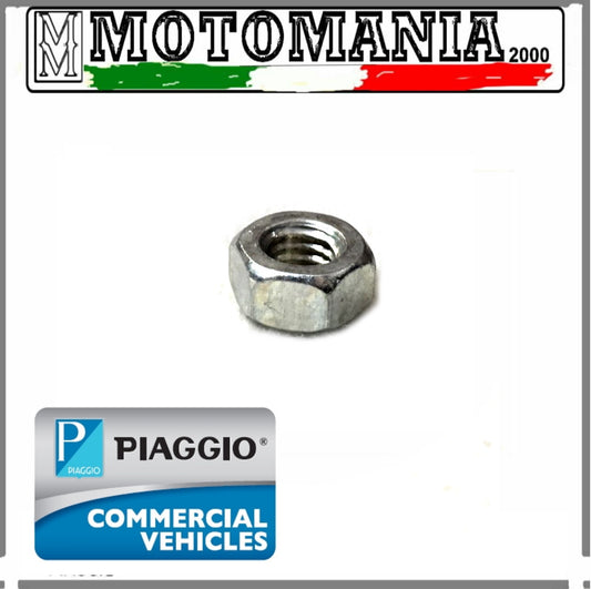 Vespa PX 125 1977-1982,HEXAGON 125 1994-1997 NUT M6 MM ORIGINAL PIAGGIO