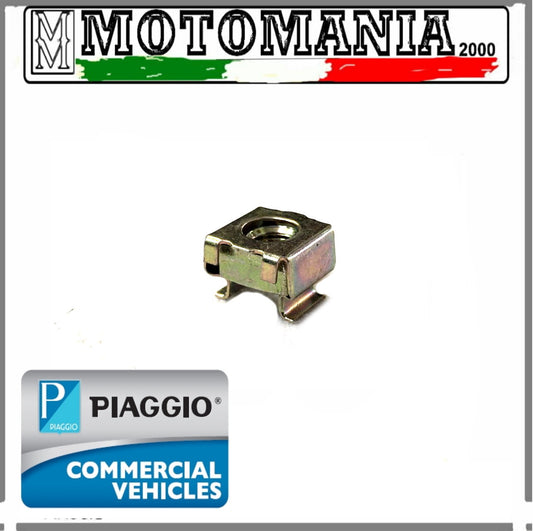 VESPA PX 125 E,NEXUS 500 2003-2005 DADO CON GABBIA DIAMETRO 6MM ZINCATO
