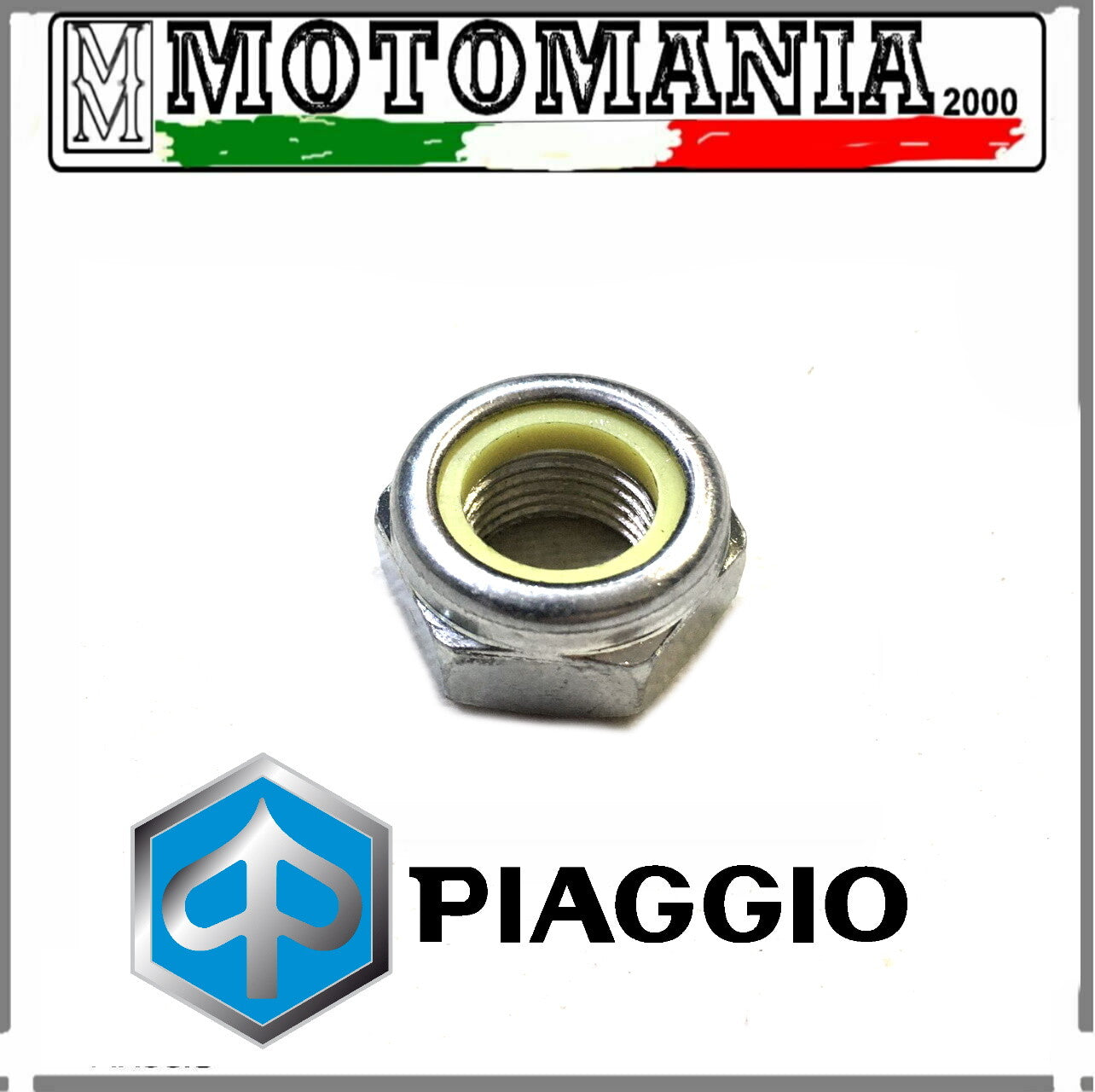 DADO ORIGINALE PIAGGIO 14X1.5 PER X10 500 SU BRACCIO OSCILLANTE CODICE:006844