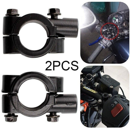 CP DI SUPPORTI UNIVERSALI PER SPECCHIETTI RETROVISORI COMPLETI DI ADATTATORE *