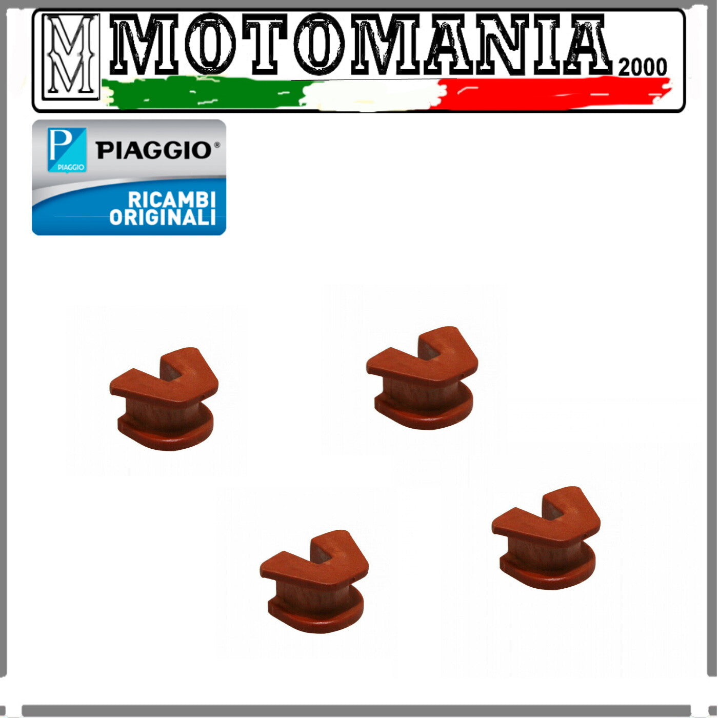 KIT 4 CURSORI VARIATORE ORIGINALI PIAGGIO PER BEVERLY 350  4T