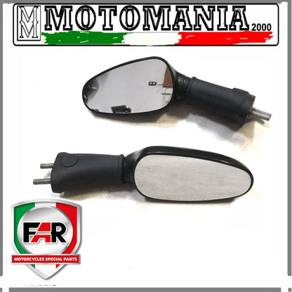 PAIR OF BLACK LEFT AND RIGHT MIRRORS FOR DUCATI SUPER SPORT 600-1000