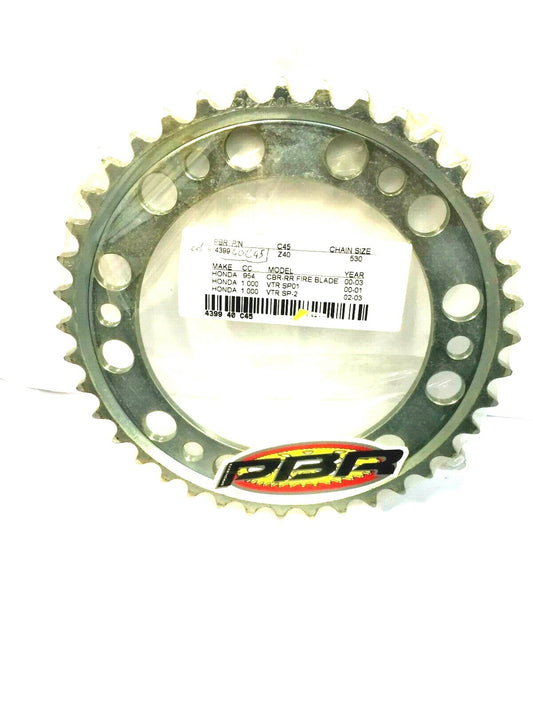 4329940C45 CROWN TEETH 40 STEP 530 PBR HONDA CBR-RR 954 FIREBLADE 2000-2003
