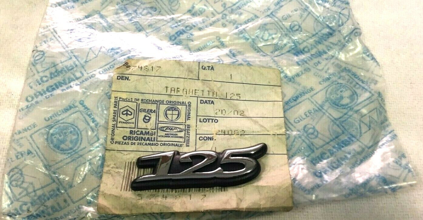 574817 ORIGINAL PIAGGIO 125 PLATE