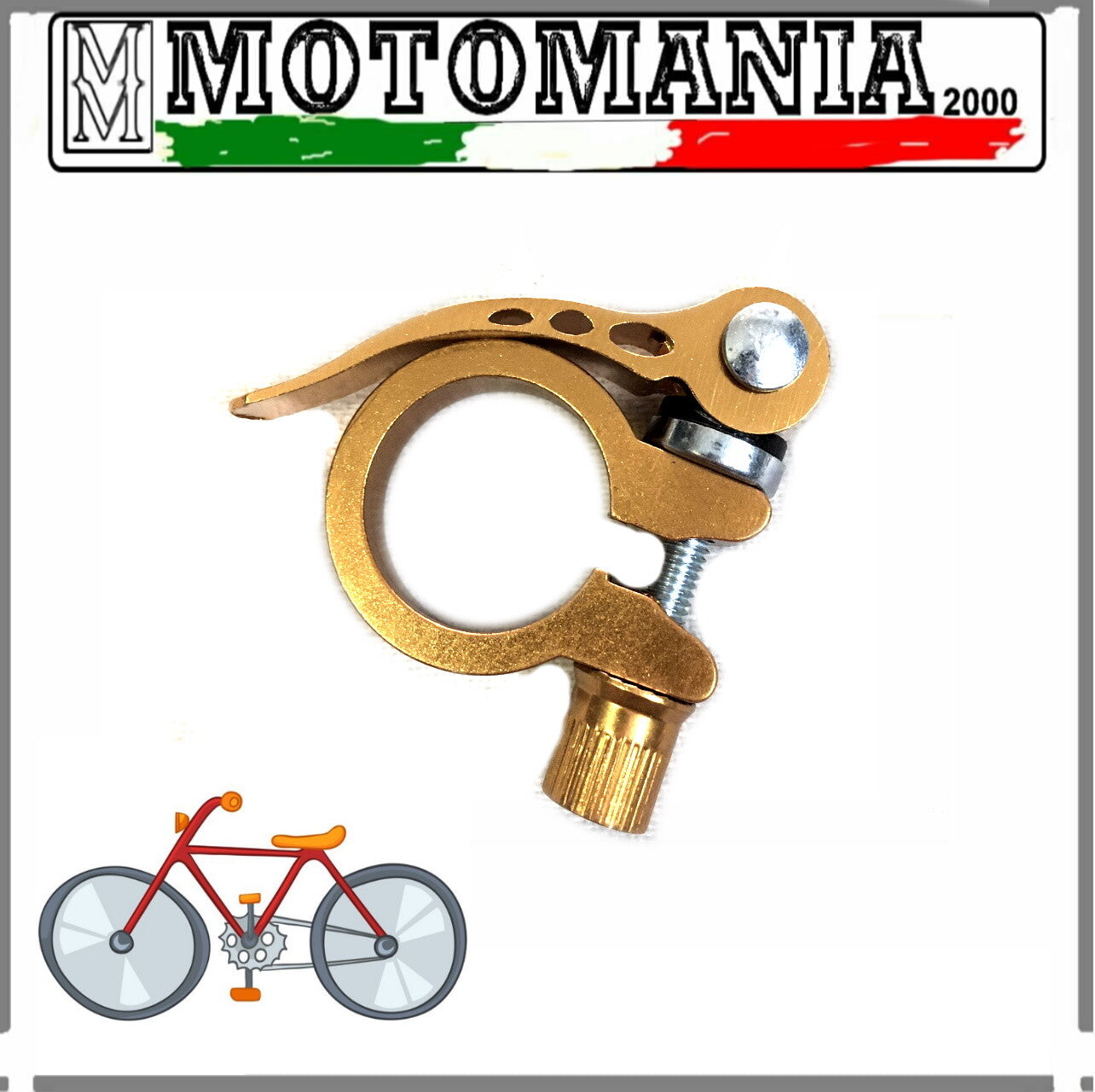 BICICLETTA STRINGI SELLA IN ALLUMINIO CON LEVETTA COLORE GIALLO DIAMETRO 28