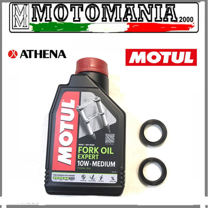 KIT PARAOLI E OLIO FORCELLA 10W MOTUL MOTO GUZZI LE MANS I II III 850 ANNO 80-85