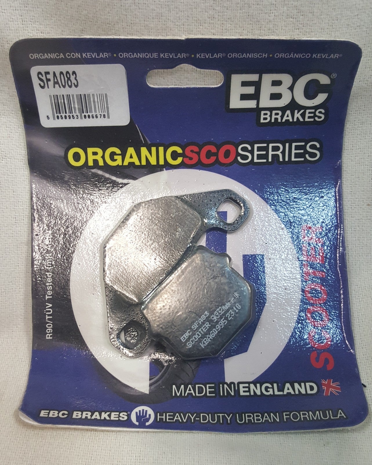 COPPIA PASTIGLIE EBC SFA SFA083 MALAGUTI SUZUKI PEUGEOT