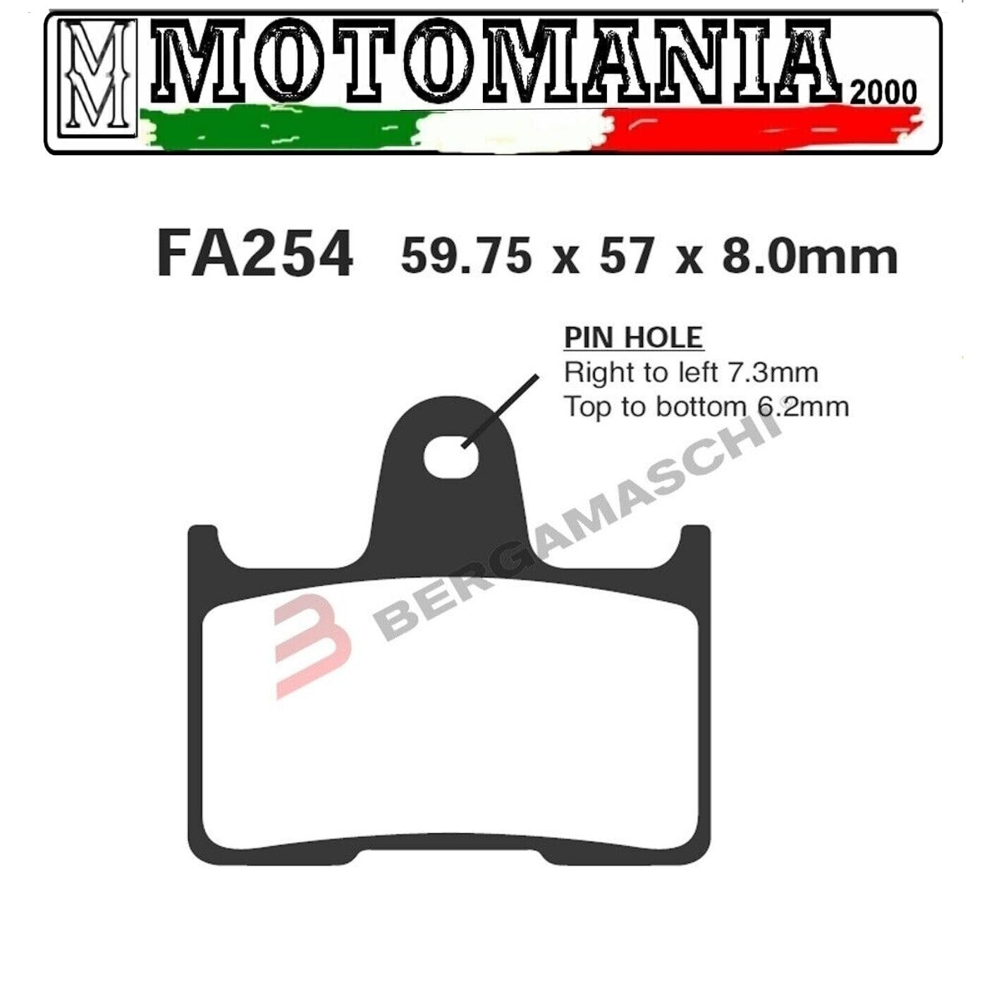 R1825400 PASTIGLIE FRENO POSTERIORE HH KAWASAKI ZX-7RR *