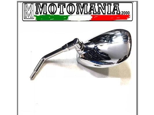 CHROME PLATED ENAMELLED REARVIEW MIRROR HOMOLOGATED FOR PIAGGIO BEVERLY CRUIS...