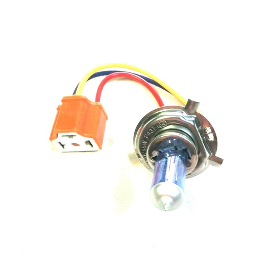 SPINOTTO PIU' LAMPADA H4 12V 60/55W LUCE BIANCA *