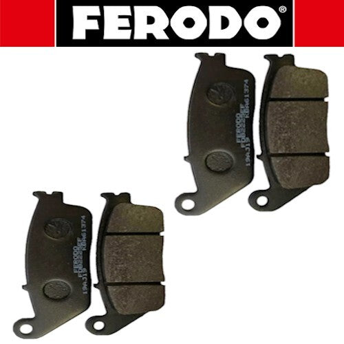 2 COPPIE PASTIGLIE FRENO ANTER. PER HONDA HORNET 600/600S  DA 98 A 02 *