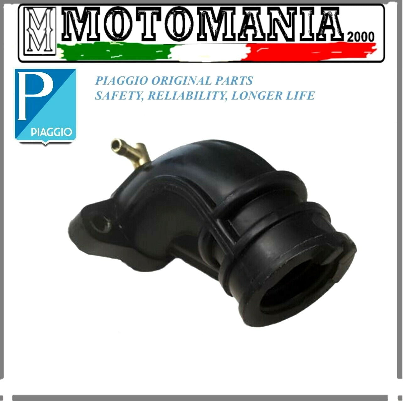 RACCORDO AMMISSIONE ORIGINALE PIAGGIO PER LIBERTY 50 - VESPA 50 4T - SCARABEO 50