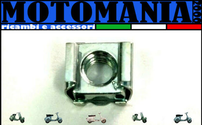 182872 DADO IN GABBIA  ORIGINALE PIAGGIO APE -VESPA  6MM