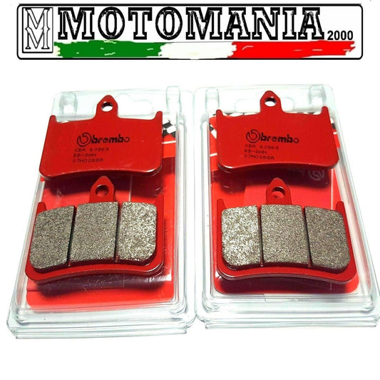 2 COPPIE PASTIGLIE FRENO ANTERIORI SINTER BREMBO - PER HONDA (VEDI APPLICAZ.)  *