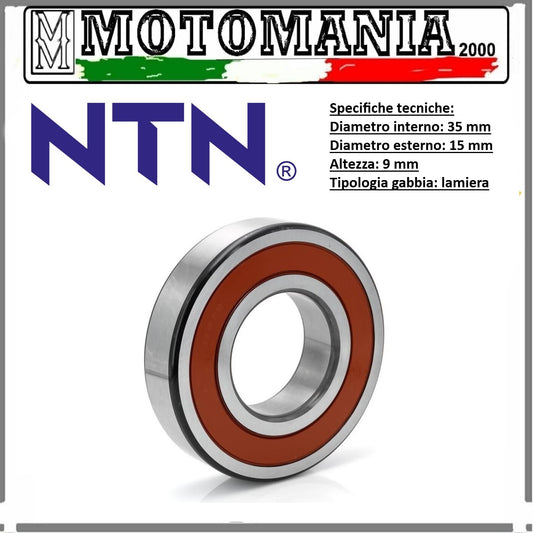 CUSCINETTO RADIALE A SFERE CON SCHERMO RS1 SU ENTRAMBI I LATI 32x15x9mm