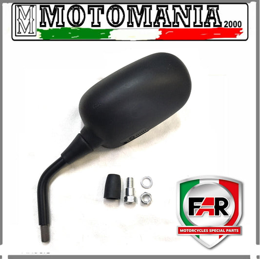 SPECCHIO RETROVISORE NERO SX PER HONDA JAZZ 250 COMPLETO DI ATTACCHI