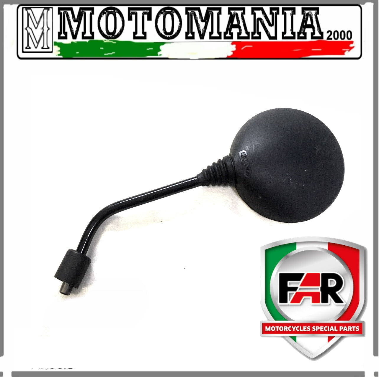 BLACK RIGHT REARVIEW MIRROR FOR APRILIA SCARABEO 50 1993-1997