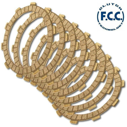 KIT 8 DISCHI FRIZIONE GUARNITI FCC YAMAHA 400  WR 98/00 - YZ F 400 98/99*