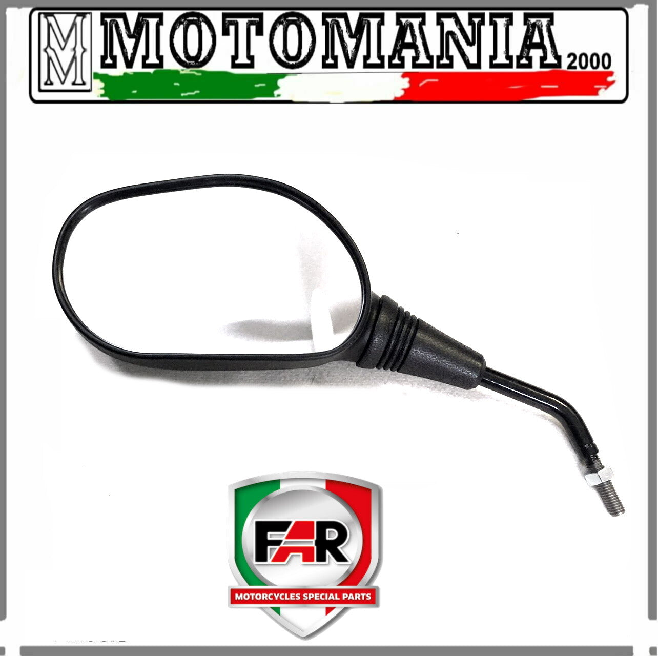 BLACK SX REARVIEW MIRROR FOR HONDA SH 125/150/300 2007-2016 FAR