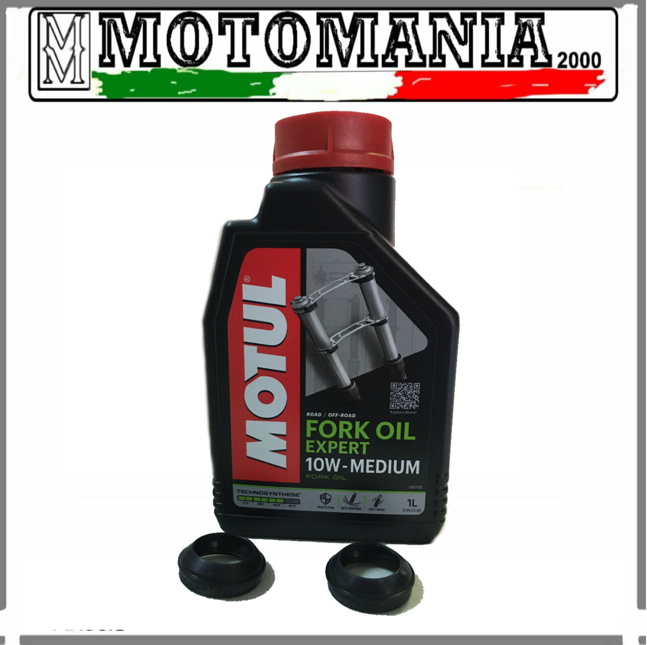 MOTUL 10W FORK DUST COVER + OIL KIT FOR GILERA PIAGGIO AND PEUGEOT SEE APPL