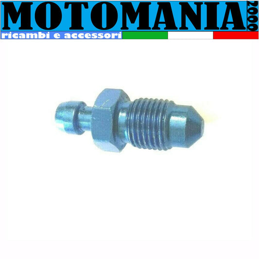 VITE SPURGO FRENO  X MOTO IN ERGAL M.10X1 BLU