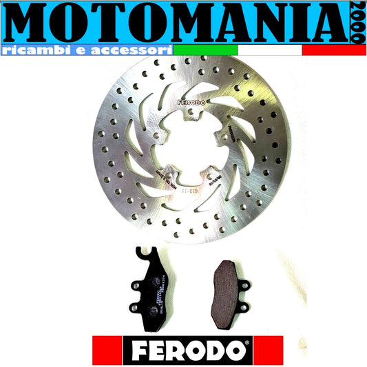 DISCO FRENO FERODO + PASTIGLIE FRENO ANTERIORI FERODO PER SR VARIANT RUNNER