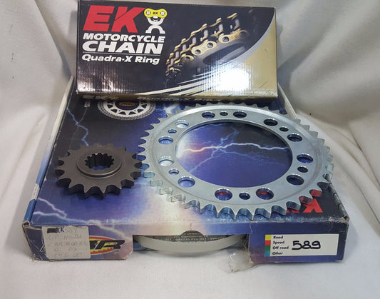 KIT TRASMISSIONE PBR CATENA CORONA PIGNONE HONDA 900 CBR-RR FIRE BLADE 2002-2003