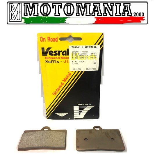 VD-945JL PAIR OF FRONT BRAKE PADS DUCATI MONSTER 750 - 900 *