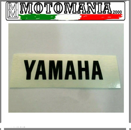 YAMAHA STICKER WRITING WIDTH 6.5 CM. HEIGHT 1.7 CM. BLACK COLOR