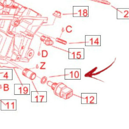 AP0250640 APRILIA ORIGINAL O-RING GASKET RING, LEONARDO SEALING RING