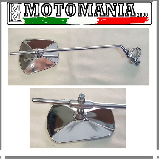 Mirror for Vespa and Lambretta with steering attachment clamp *
