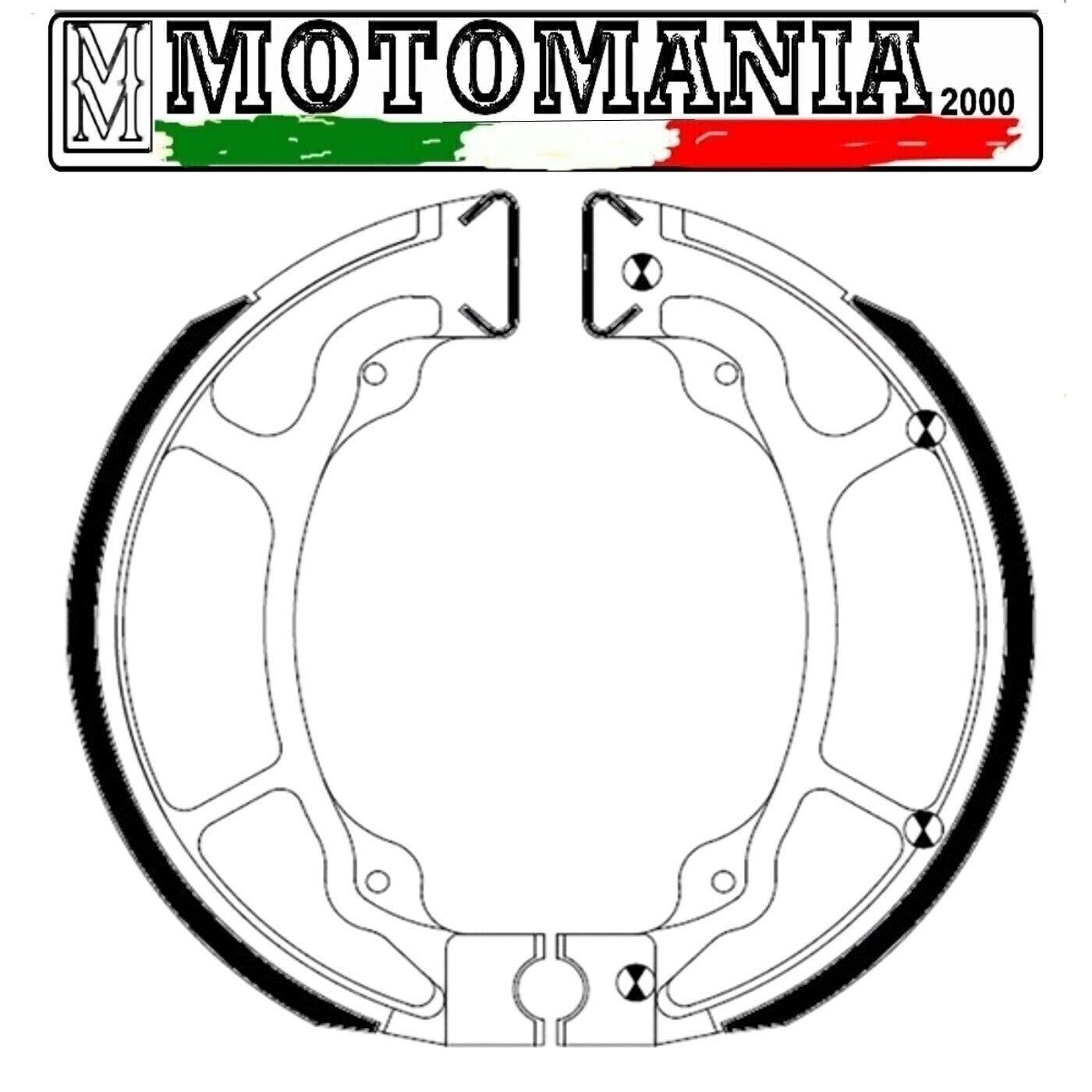 225129281 GANASCE FRENO FERODO ECO FSB963A  PER HONDA SH 125-150  *