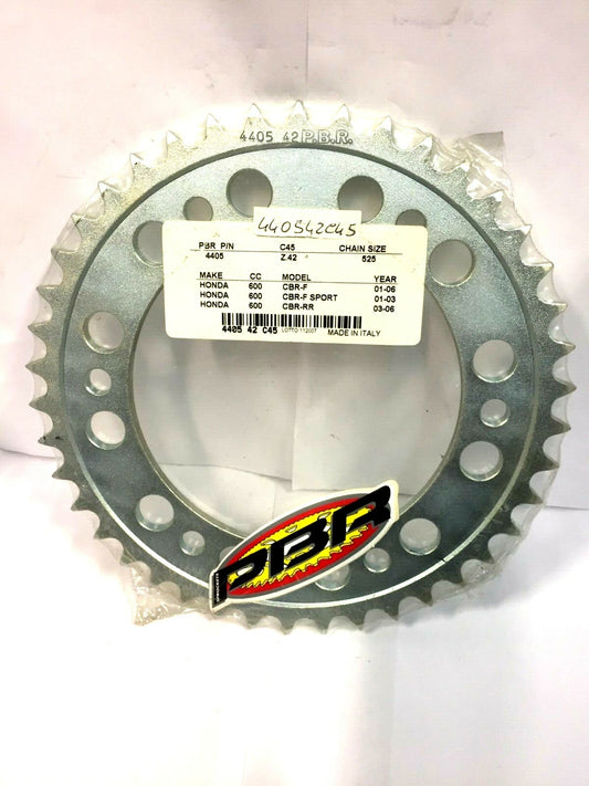 440542C45 CROWN 42 TEETH STEP 530 PBR STEEL HONDA CBR-F 600 SPORT 03-06