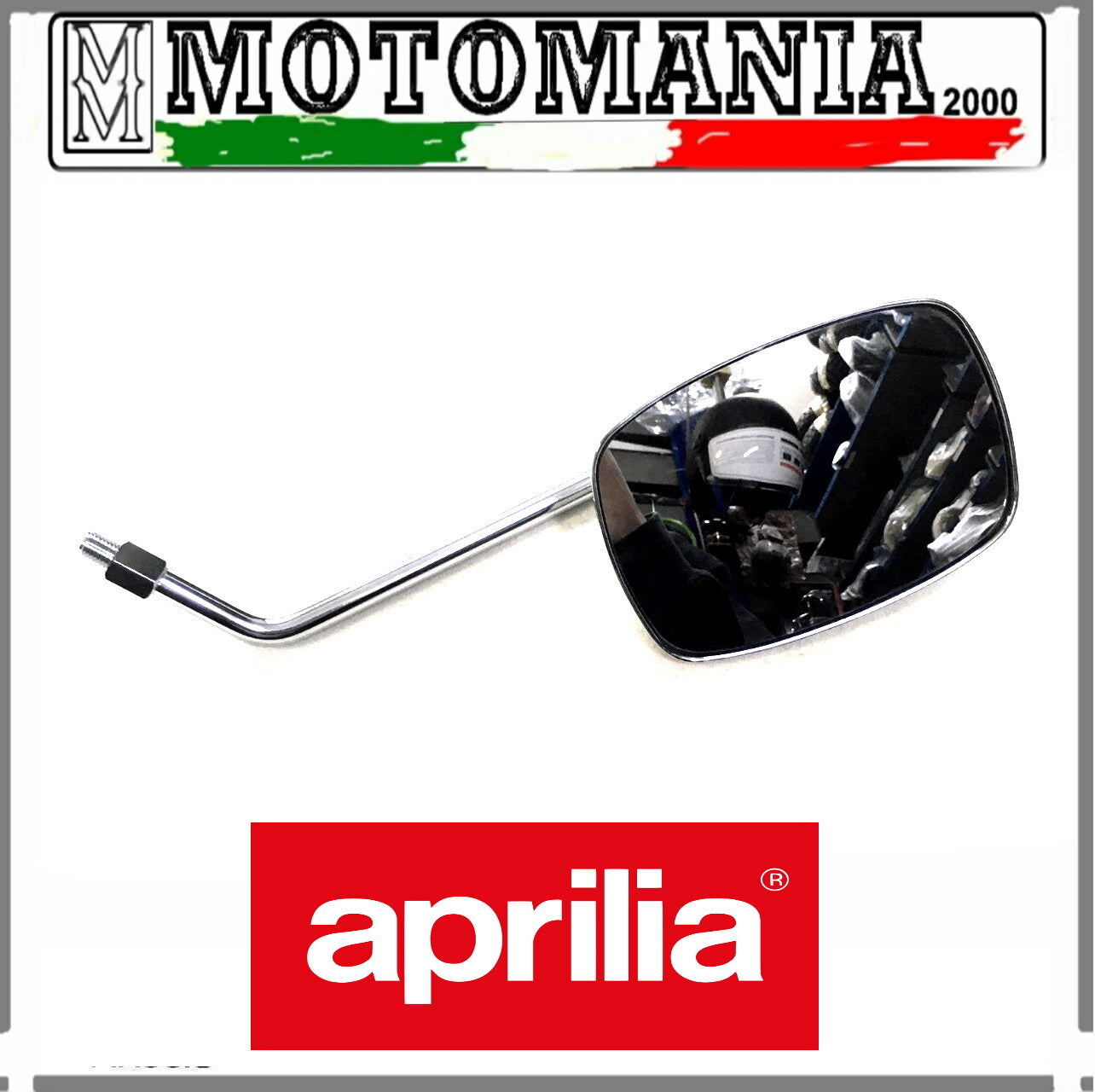 CHROME REARVIEW MIRROR SX APRILIA SCARABEO 125/150