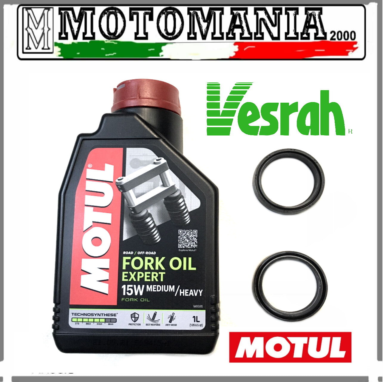 KIT PARAOLI+OLIO FORCELLA 15W VESRAK 46X58X10,5 SUZUKI CU 1900 XV MIDNIGHT STAR*