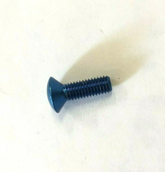 VITE PER CARENE  IN ERGAL TESTA BOMBATA E SVASATA COLORE BLU 5X15 *