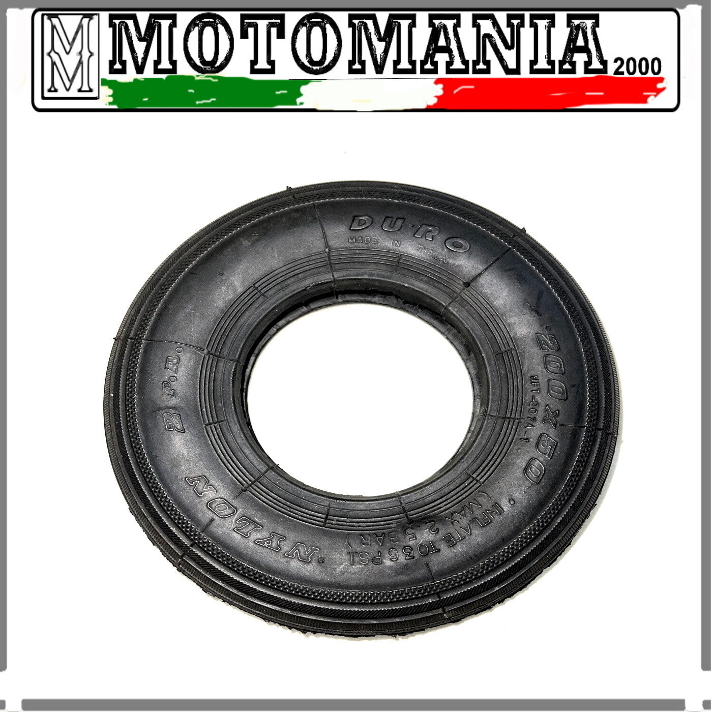 COPERTONE PNEUMATICO  GOMMA   DURO  200 X 50