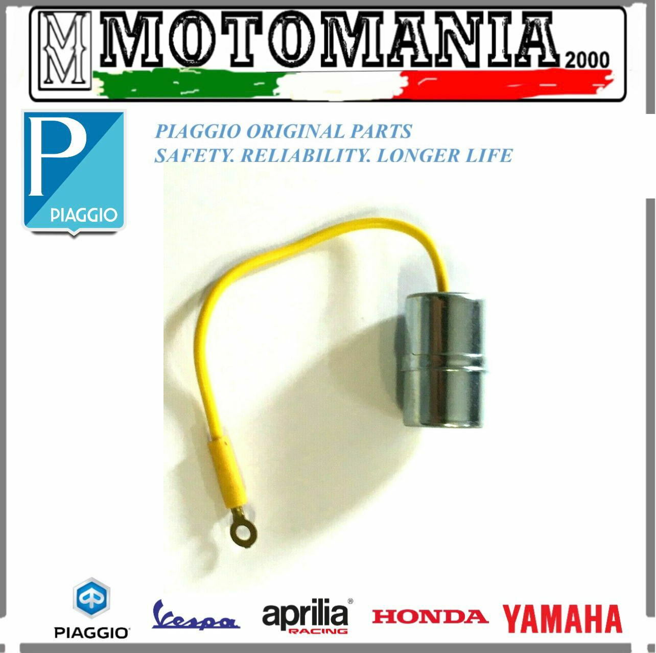 CONDENSATORE PIAGGIO APE 50 1 SERIE E VESPA 50-90-125 PRIMAVERA ORIGINALE
