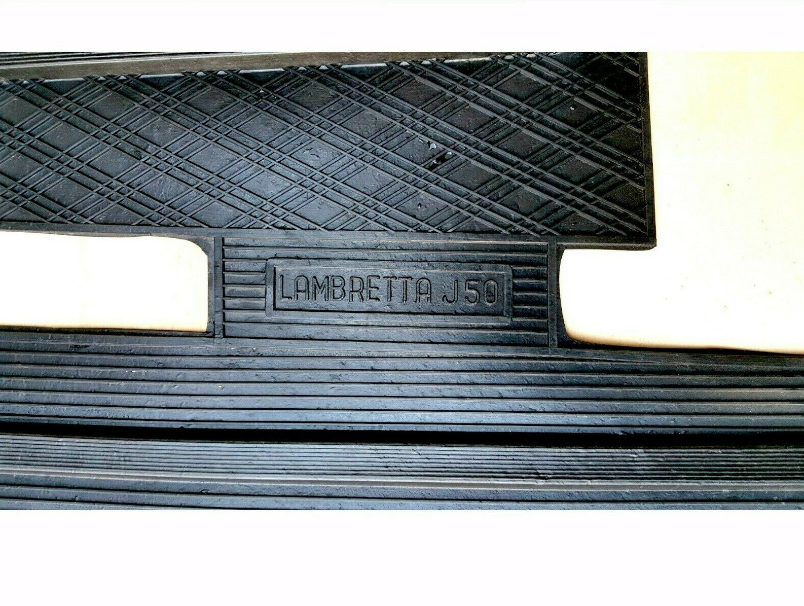 Lambretta J 50 Innocents Carpet Mat, BLACK