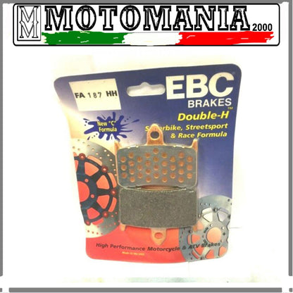 1 PAIR OF EBC FA187HH BRAKE PADS - FOR HONDA (SEE APPLICATION.)  *