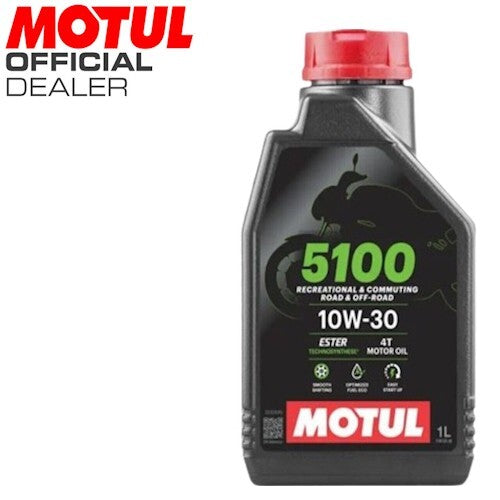 123011/S   OLIO MOTORE MOTUL 5100 10W-30 4T - 1L  *