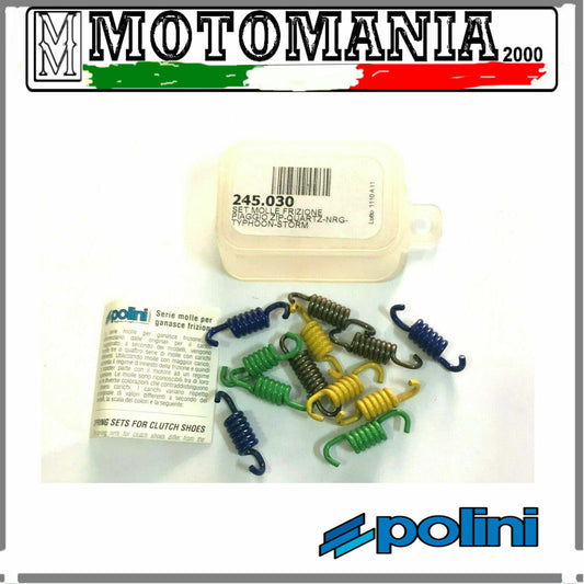 245030 SET SPRINGS X CLUTCH JAWS PIAGGIO ZIP-QUARTZ-NRG-TYPHOON-STORM-