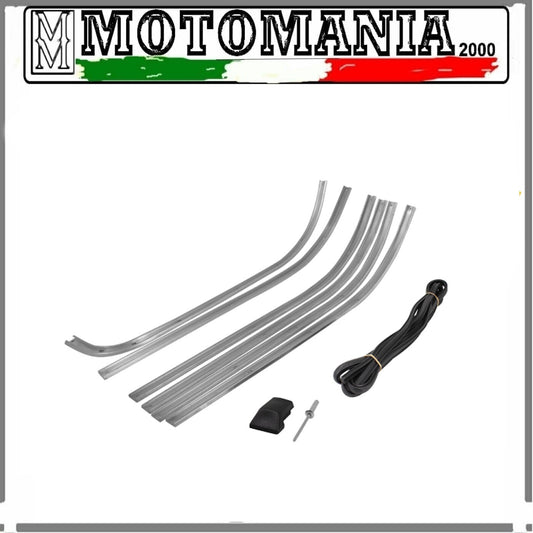 SERIE STRISCE PEDANA PIAGGIO VESPA PX 125-150-200CC (VEDI COMP. IN DESCRIZIONE)