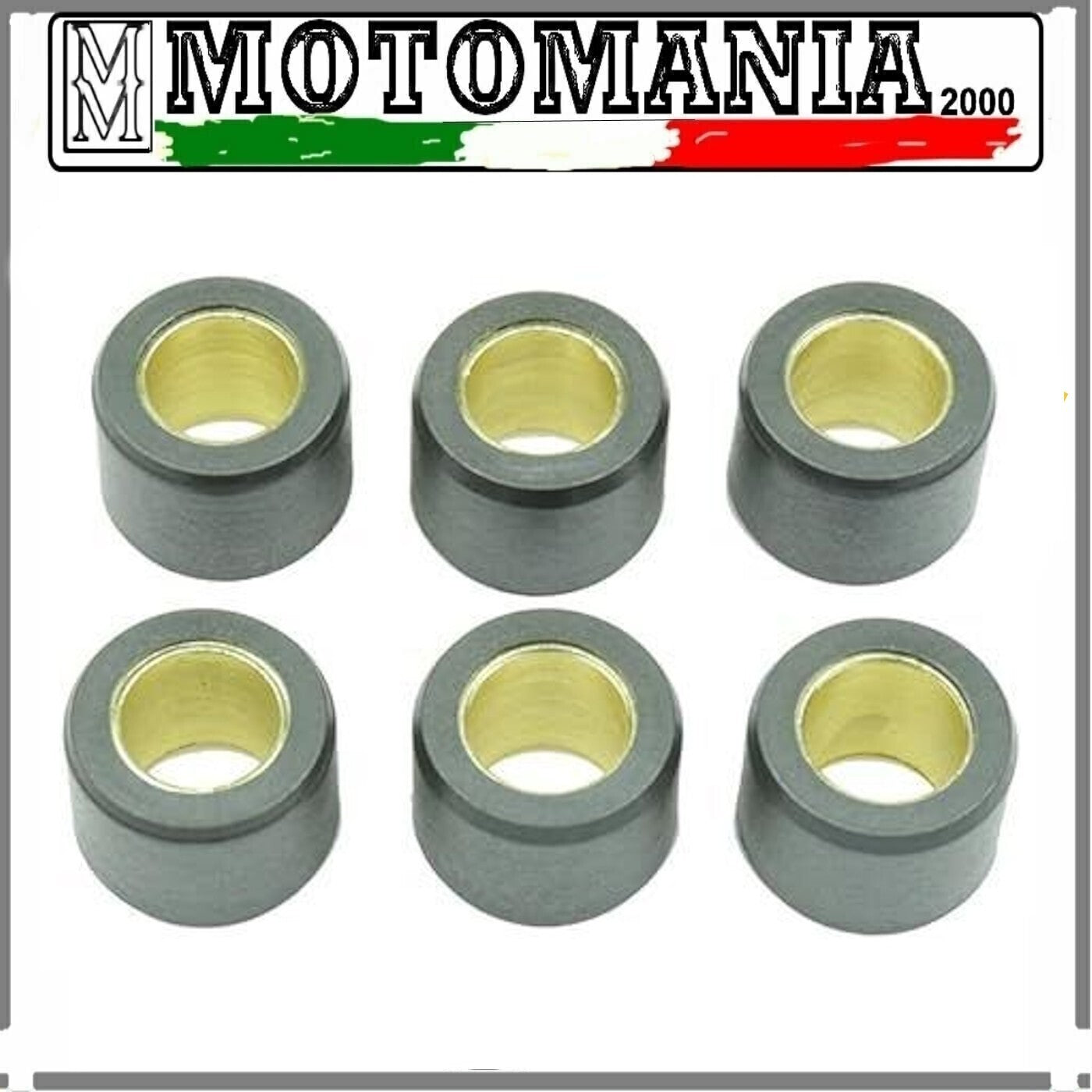 S41000030P051 KIT 6 RULLI 20X15 GR.13 5 KYMCO B&W 4T LC 150 cc DINK 4T LC 125 cc
