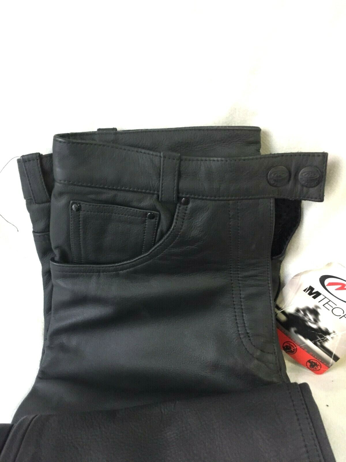 PANTALONE LADY PER MOTO DI  PELLE TG.46 M-TECH