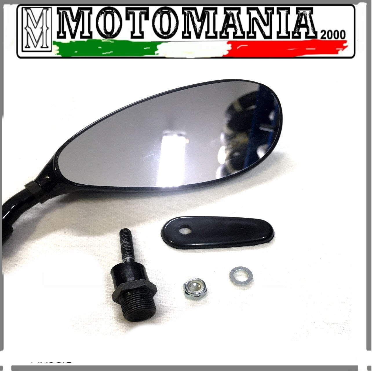 COPPIA SPECCHI RETROVISORI DX E SX NERO CARBONIO UNIVERSALE