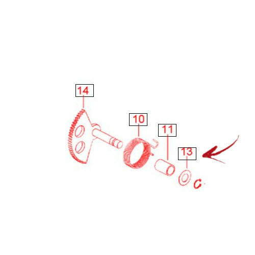 AP8206193 APRILIA ORIGINAL BLUE STEEL WASHER ORIGINAL, GULLIVER, RALLY