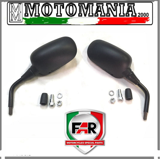 COPPIA SPECCHI RETROVISORI NERI SX E DX PER HONDA JAZZ 250 COMPLETI DI ATTACCHI*