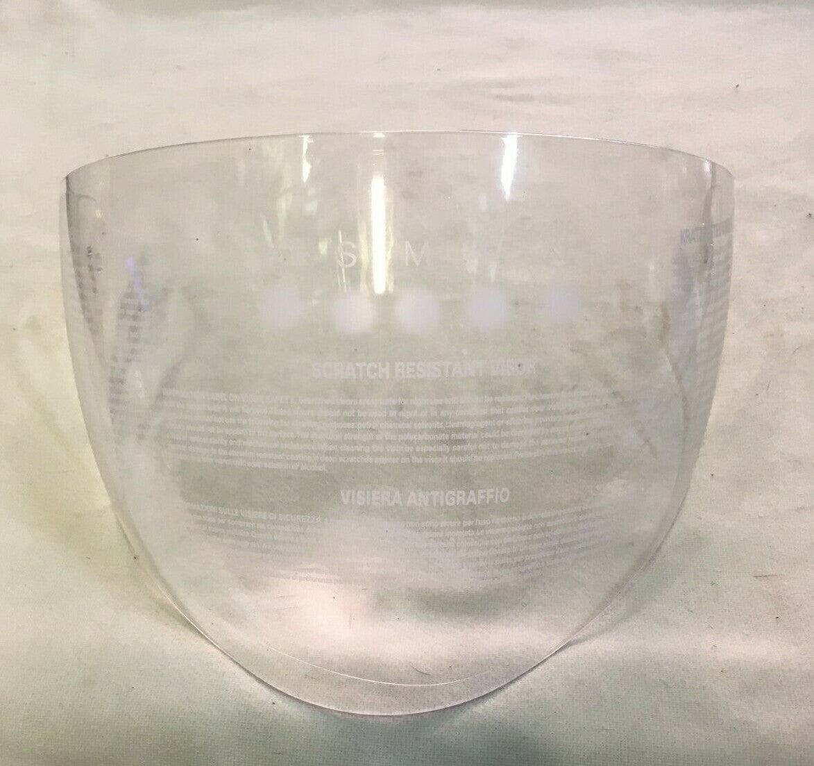 LONG TRANSPARENT VISOR FOR DF-600 HELMET *